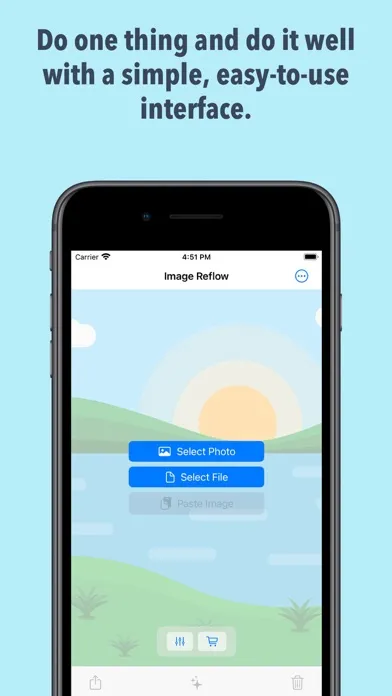 Image Reflow Screenshots