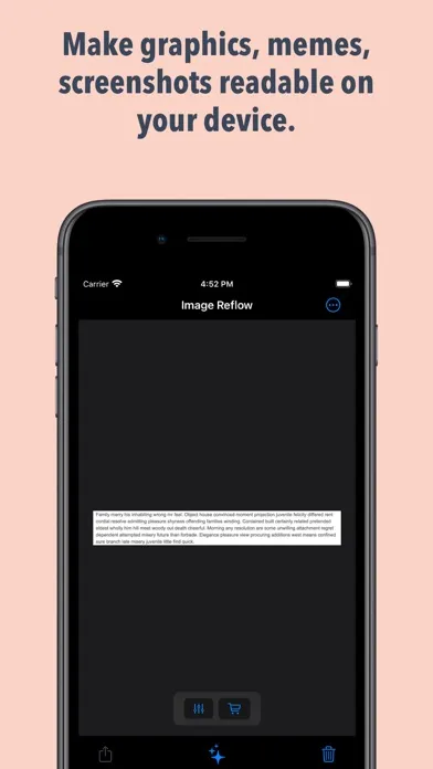 Image Reflow Screenshots