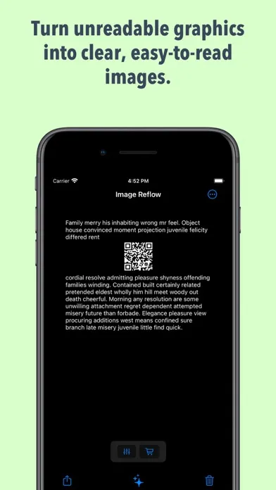 Image Reflow Screenshots