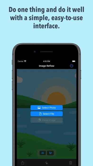 Image Reflow Screenshots