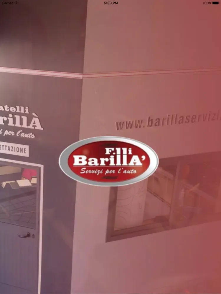 Tangkapan skrin F.lli Barillà iPad 