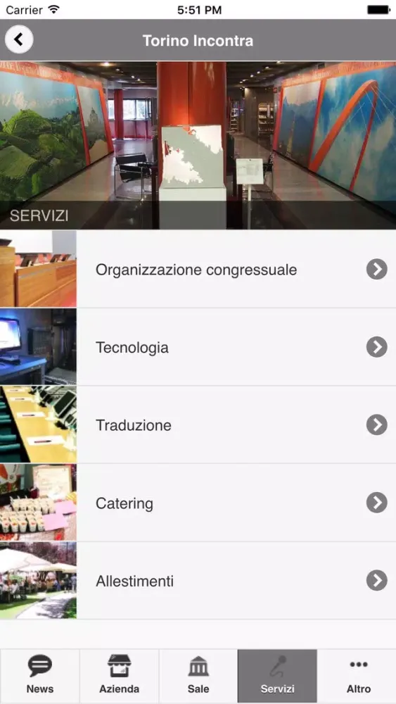 Capturas de pantalla de Centro Congressi Torino Incontra