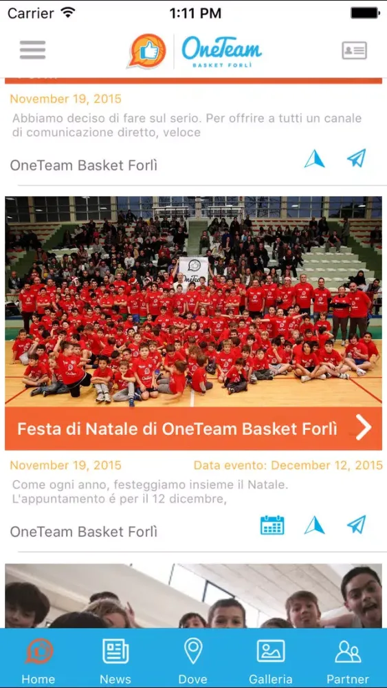 Capturas de pantalla de OneTeam Basket Forlì