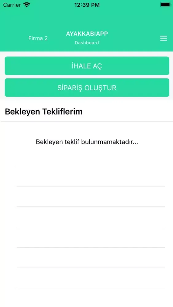 Ảnh chụp màn hình của Ayakkabı App