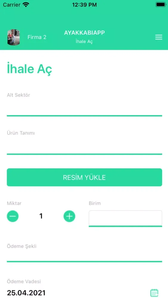 Ảnh chụp màn hình của Ayakkabı App