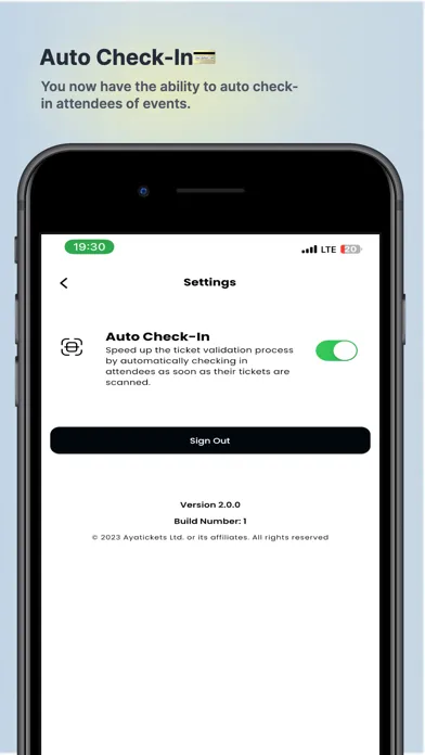 Screenshot di Ayatickets Check-Ins