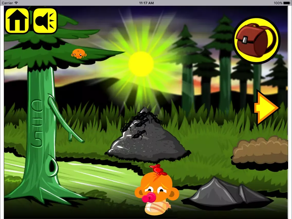 Capturas de tela do Funny Monkey Series Mask iPad 