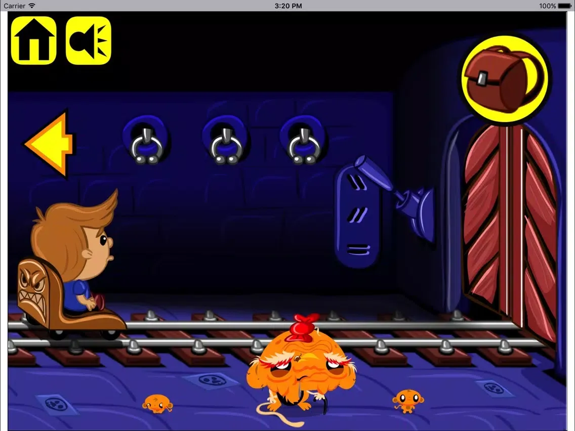 Funny Monkey - Haunted House iPad  স্ক্রিনশট