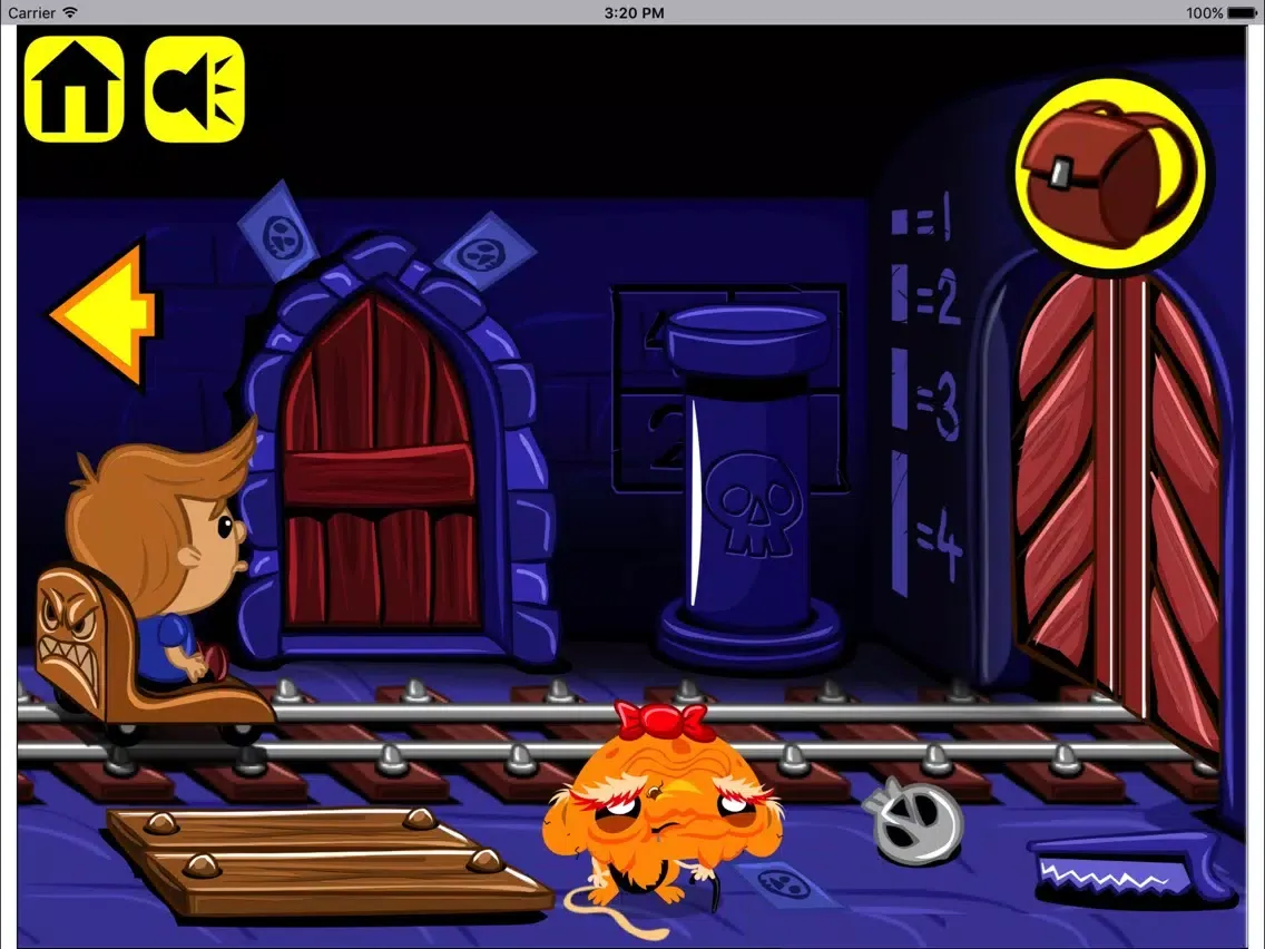 Funny Monkey - Haunted House iPad  স্ক্রিনশট