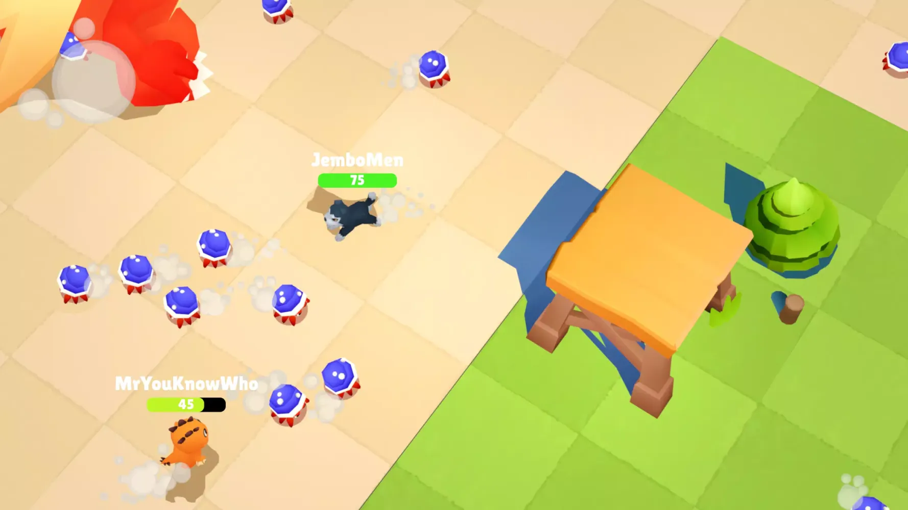 Capturas de tela do EVO