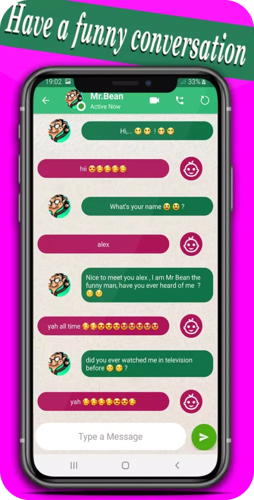 Screenshot di fake call from mr funny