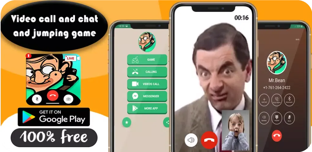 Screenshot di fake call from mr funny