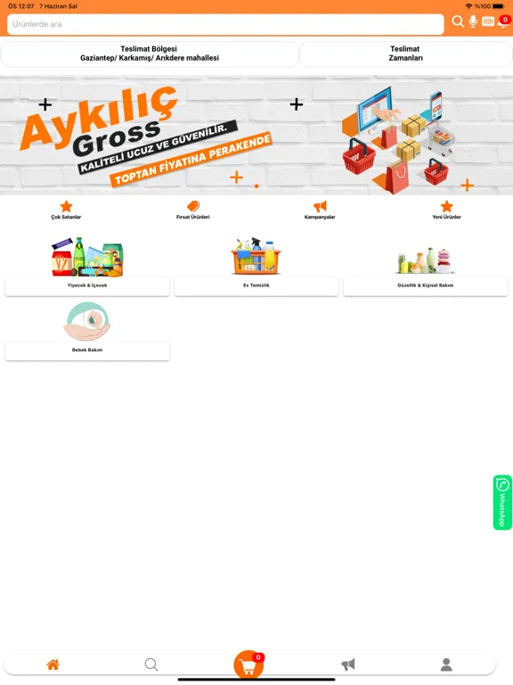 Tangkapan skrin Aykilic Gross iPad 