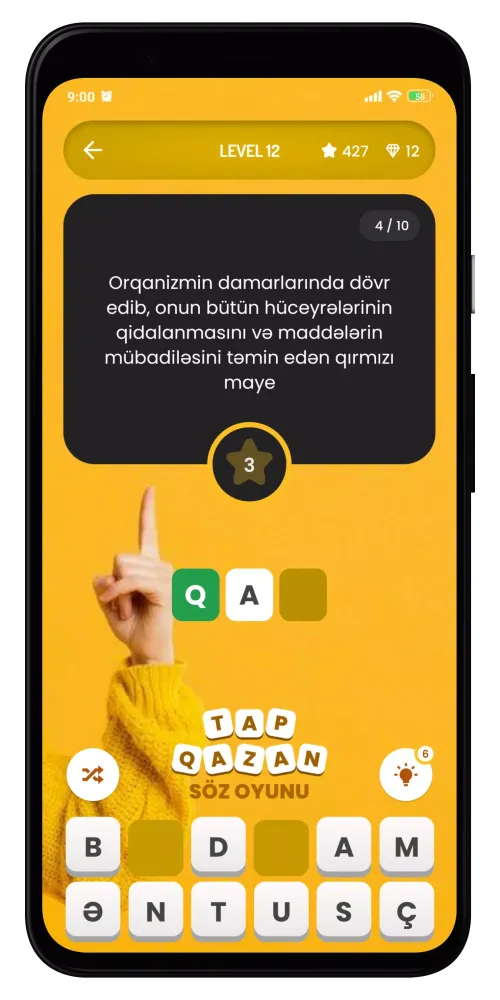Tap Qazan - Söz Oyunu Screenshots