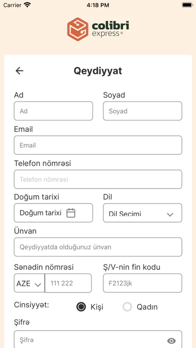 Colibri.az Screenshots
