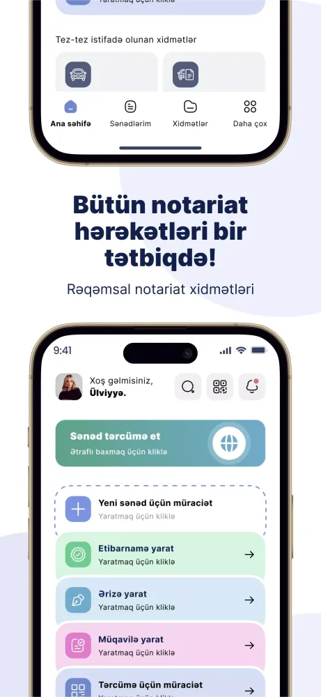 Ảnh chụp màn hình của Mobil Notariat