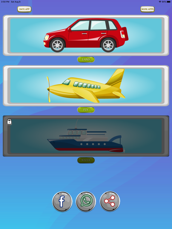 Zrzuty ekranu Learn Transportations iPad 