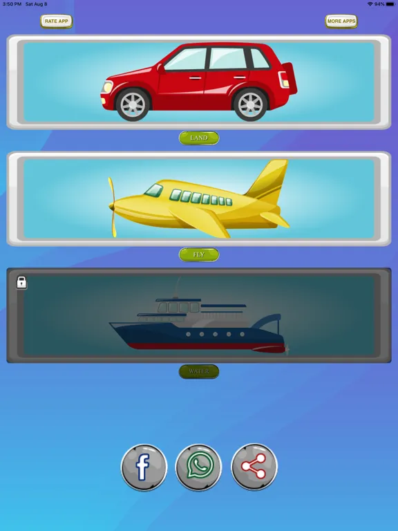 ภาพหน้าจอของ Learn Transportations iPad 