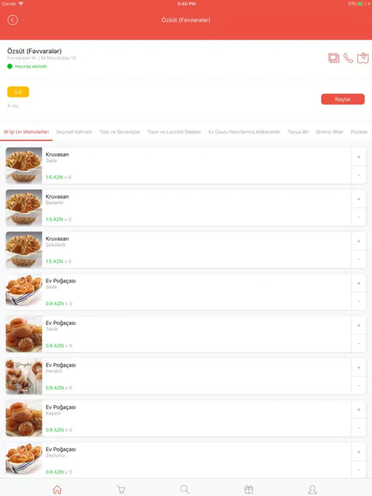 Screenshot di Lunchify Express iPad 