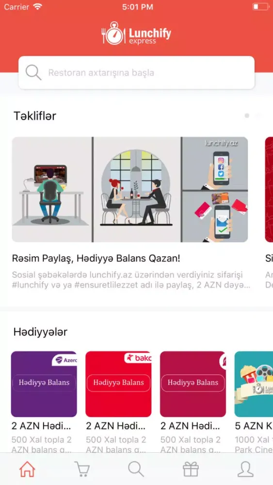 Screenshot di Lunchify Express