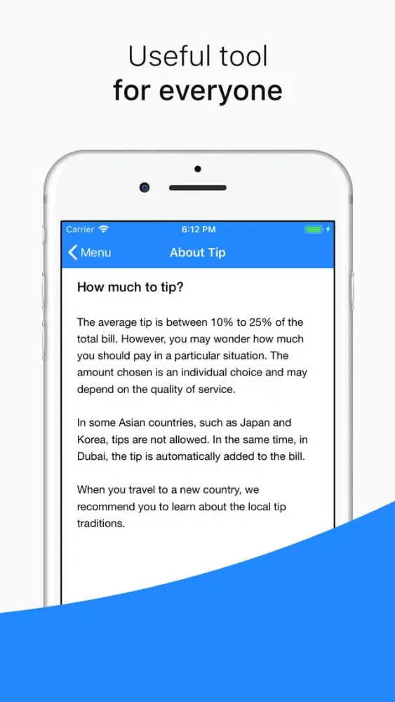 Tangkapan layar Tip Calculator and Bill Split
