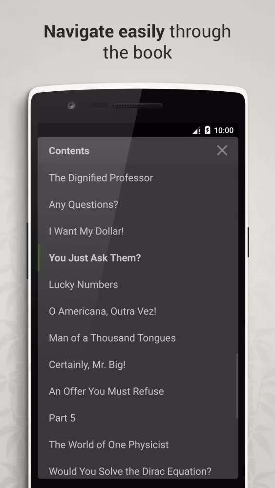 Screenshot di Reedy. Intelligent reader