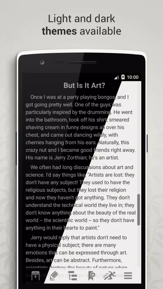 Screenshot di Reedy. Intelligent reader