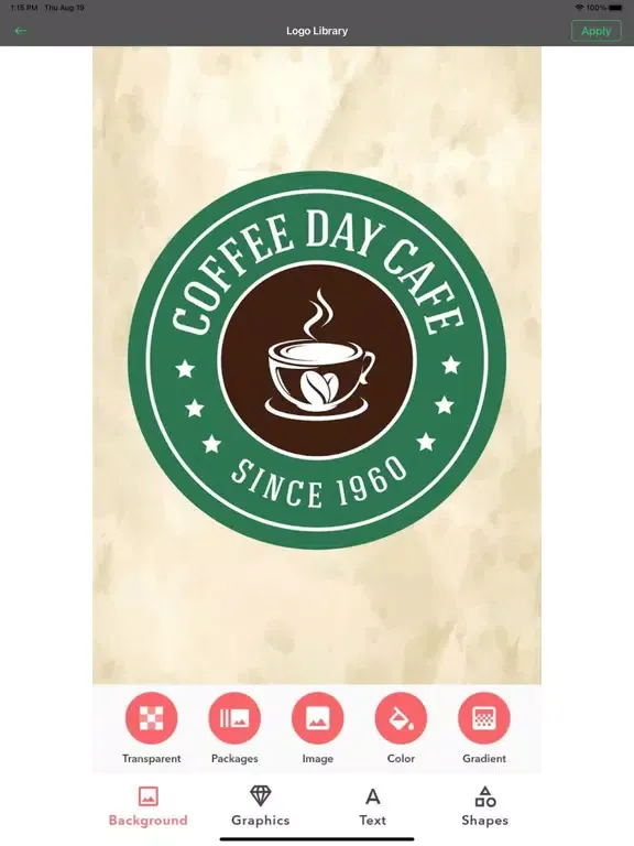 Screenshot di Logo Maker Shop~Design Creator iPad 