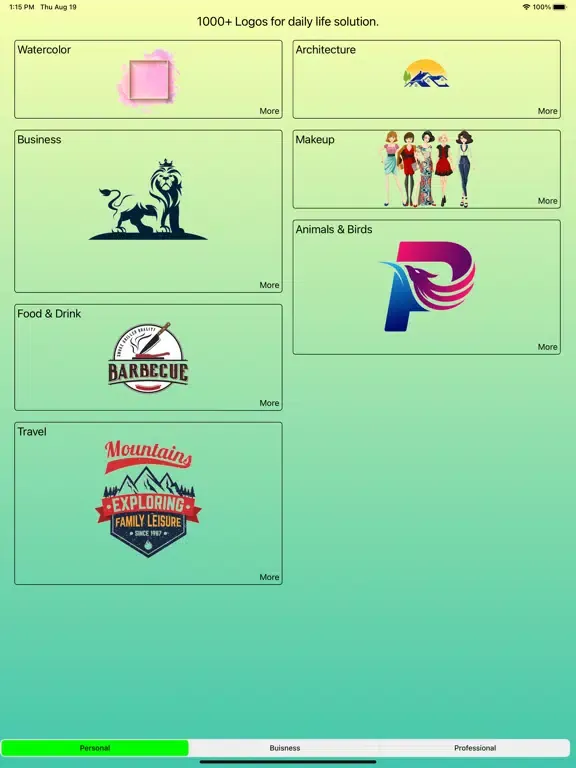 Screenshot di Logo Maker Shop~Design Creator iPad 
