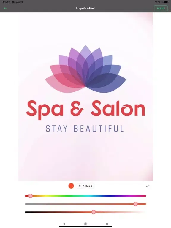 Screenshot di Logo Maker Shop~Design Creator iPad 