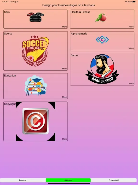 Screenshot di Logo Maker Shop~Design Creator iPad 