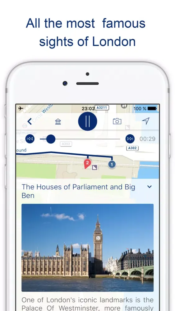 My London Travel guide with audio-guide walks (UK) Screenshots