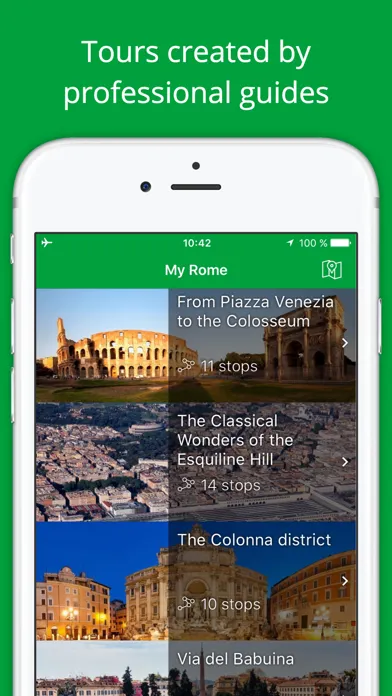 My Rome - Tourist audio-guide & offline map. Italy Screenshots