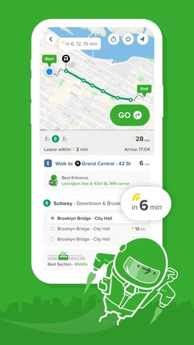 Zrzuty ekranu Citymapper: All Live Transit