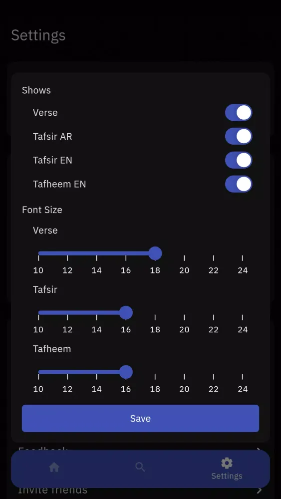 Screenshot di Tafsir As Saadi