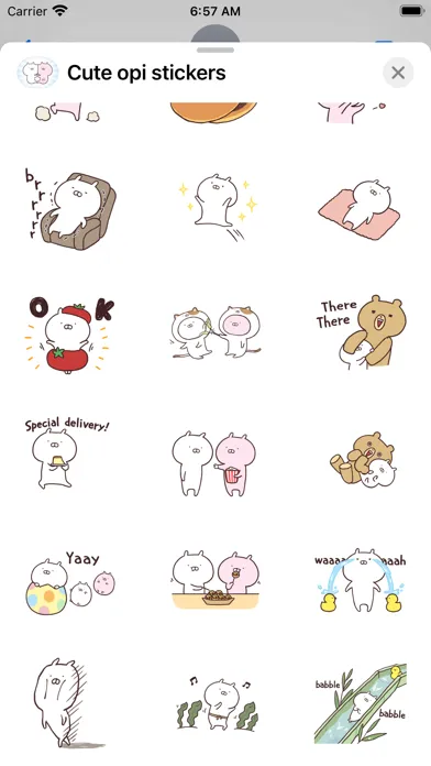 Cute opi stickers স্ক্রিনশট