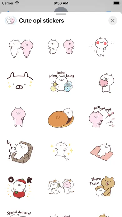 Cute opi stickers স্ক্রিনশট