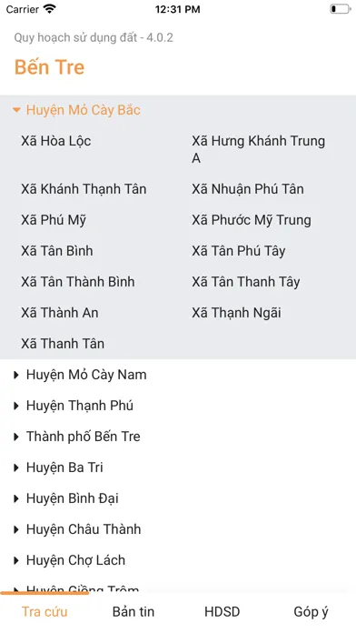 Скриншоты Quy hoạch Bến Tre