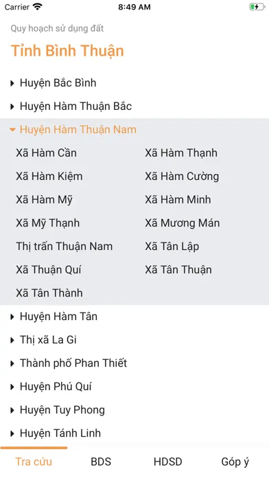 Quy hoạch Bình Thuận應用截圖