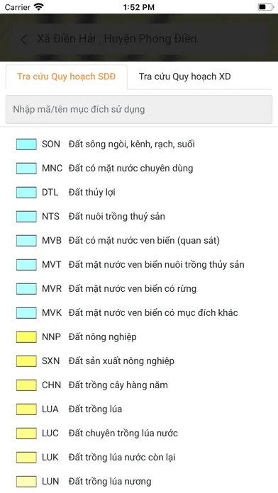 Captures d'écran de Quy hoạch Thừa Thiên Huế