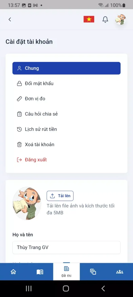 Azota Teacher Screenshots