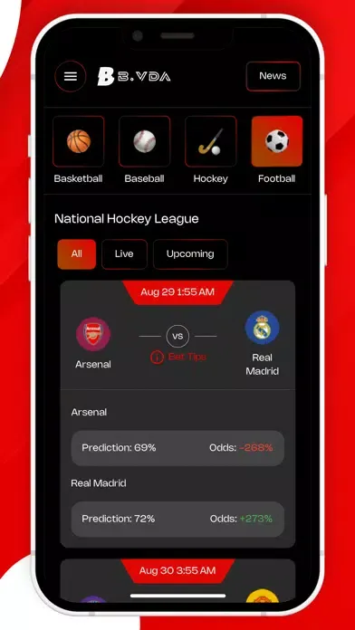 B.VDA - U.S. Sports Central应用截图