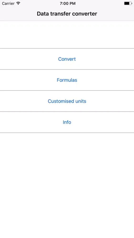 Data storage converter Screenshots