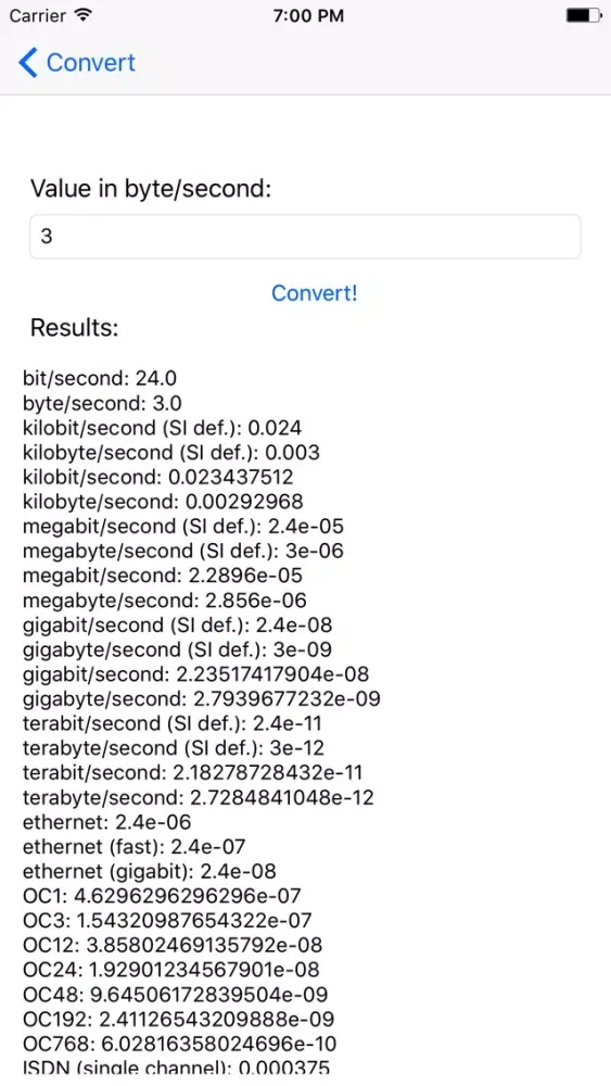 Data storage converter Screenshots