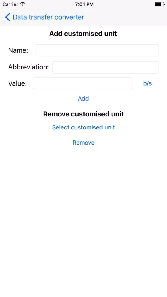 Data storage converter Screenshots