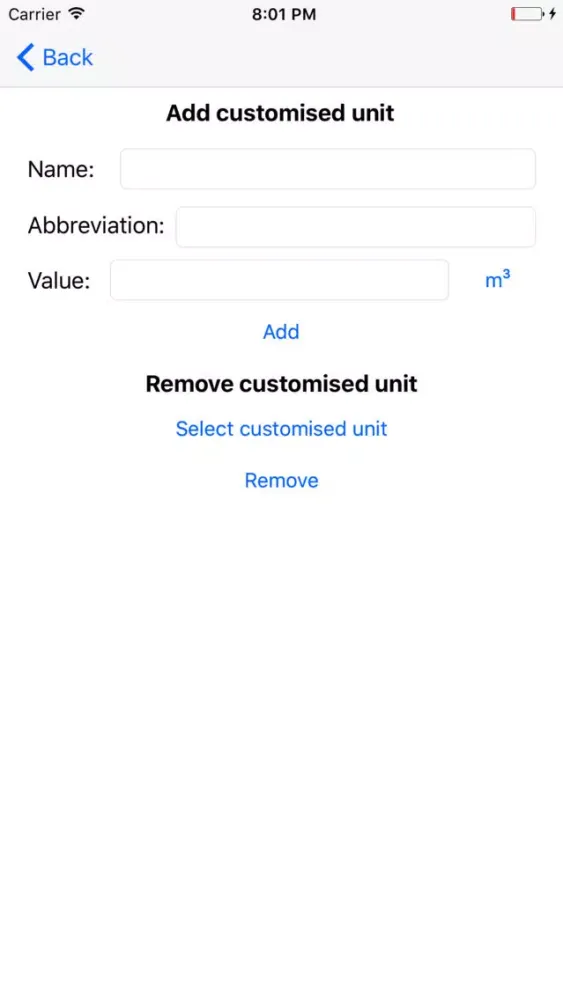 ภาพหน้าจอของ Lumber volume converter