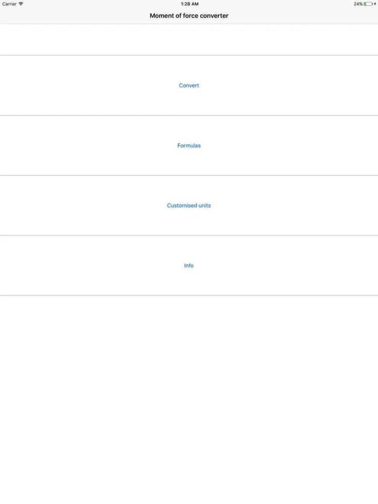 تصاویر Moment of force converter iPad