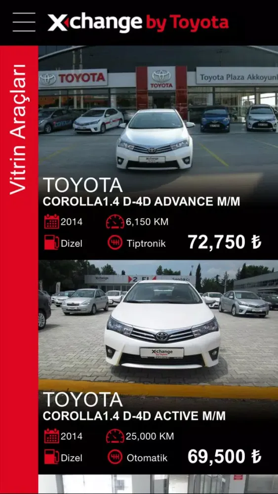 Xchange by Toyota سکرین شاٹس