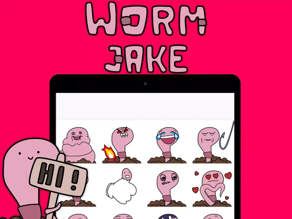Captures d'écran de Worm Jake iPad 