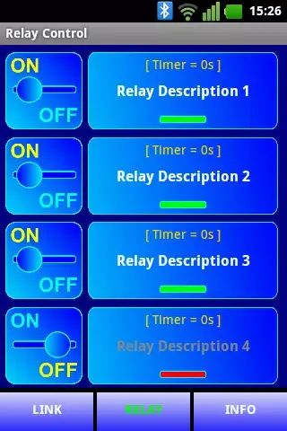 BT Relay Ekran Görüntüleri